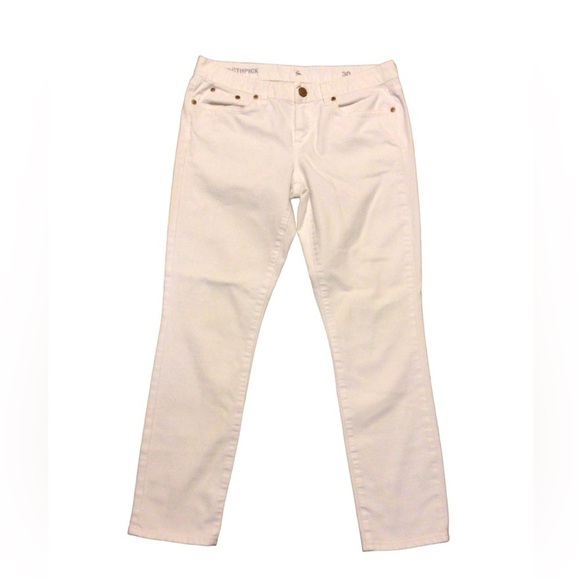 J. Crew Denim - J. Crew Jeans Size 30 White Toothpick Ankle